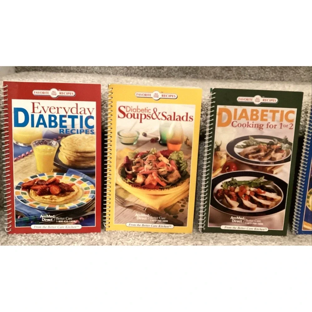 Diabetic Cookbooks Snacks Soups Everyday Sweets Desserts Favorite Recipes (6)